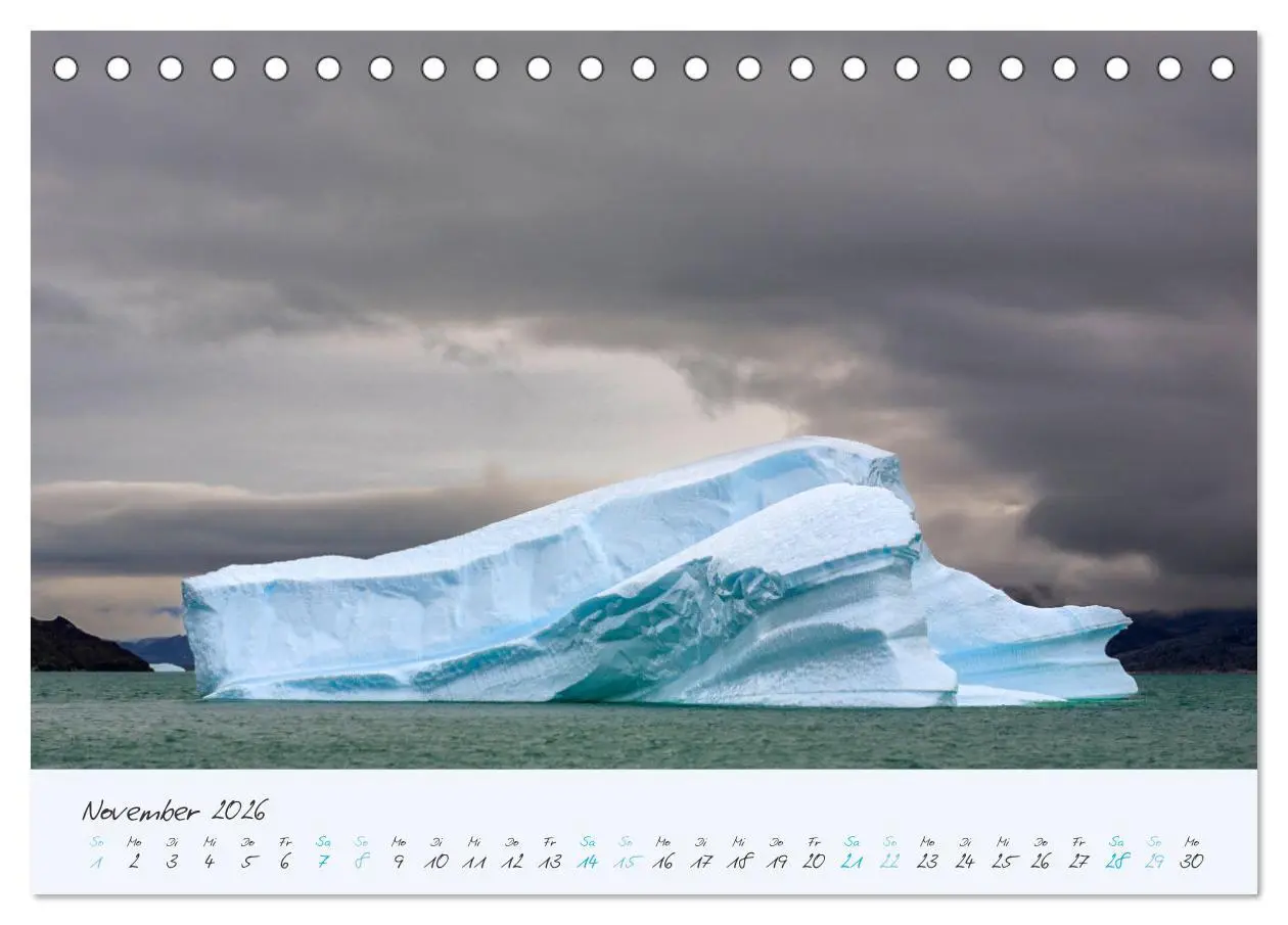 Bild: 9783457474495 | Faszination Eis - In den Fjorden Ostgrönlands (Tischkalender 2026...