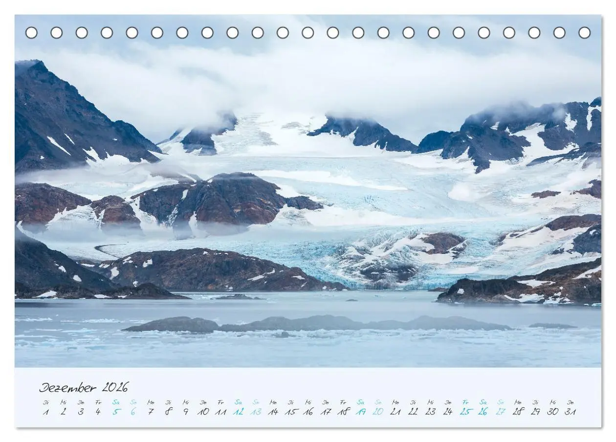 Bild: 9783457474495 | Faszination Eis - In den Fjorden Ostgrönlands (Tischkalender 2026...
