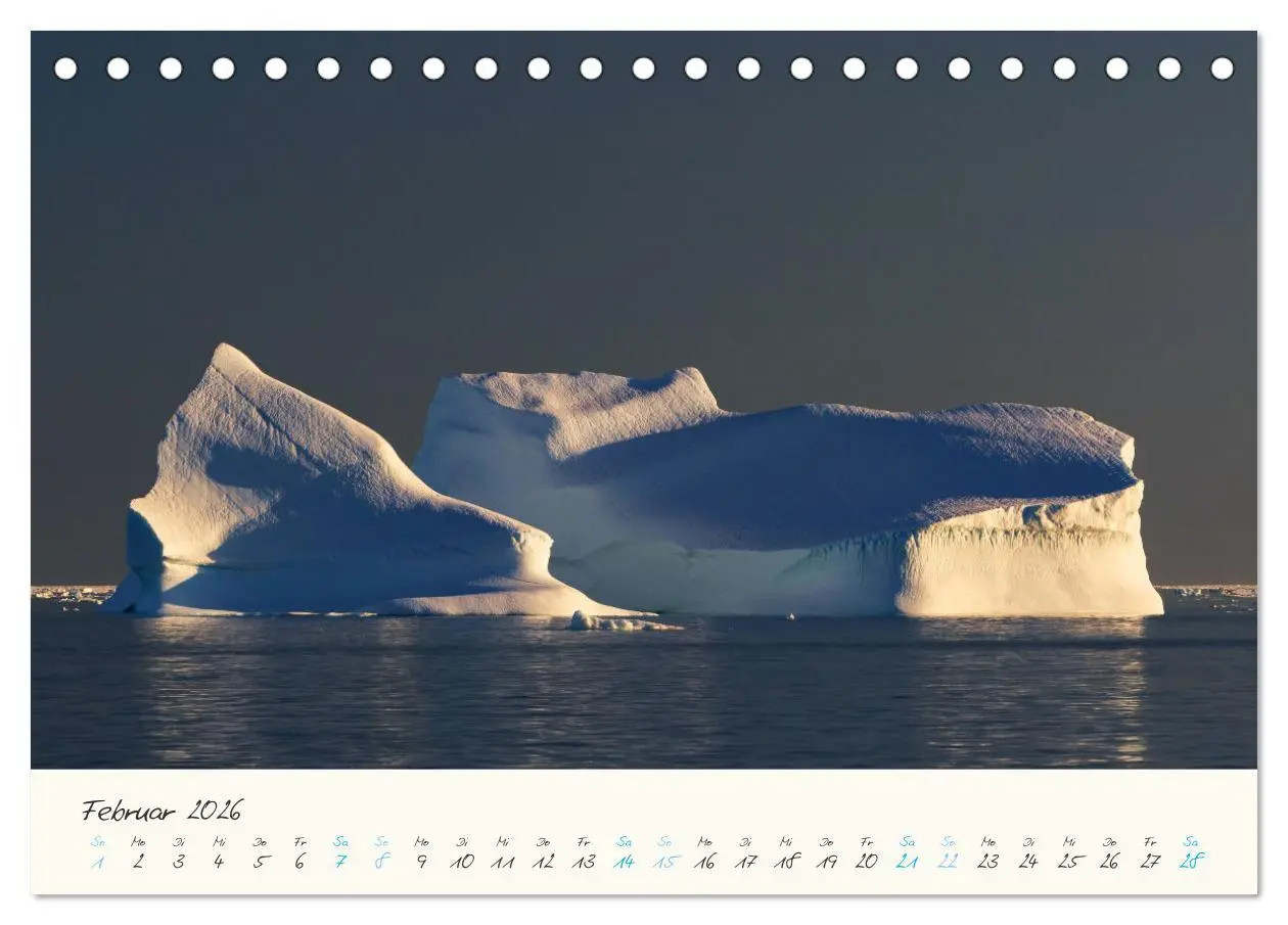 Bild: 9783457474495 | Faszination Eis - In den Fjorden Ostgrönlands (Tischkalender 2026...
