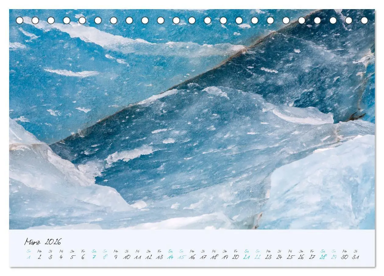 Bild: 9783457474495 | Faszination Eis - In den Fjorden Ostgrönlands (Tischkalender 2026...
