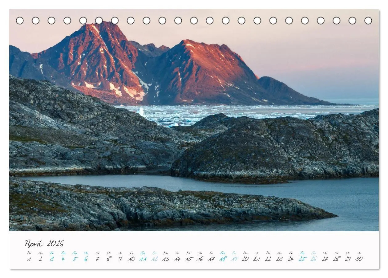 Bild: 9783457474495 | Faszination Eis - In den Fjorden Ostgrönlands (Tischkalender 2026...
