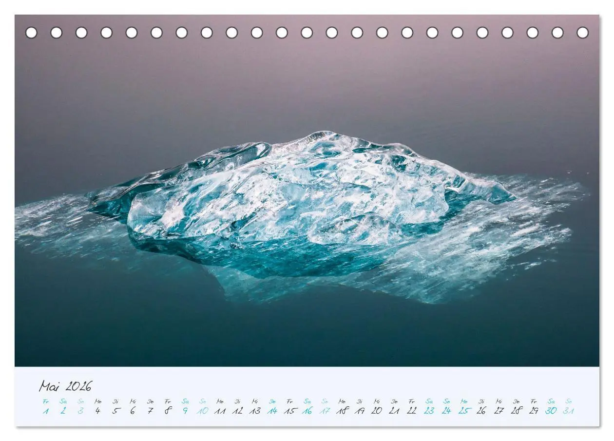 Bild: 9783457474495 | Faszination Eis - In den Fjorden Ostgrönlands (Tischkalender 2026...