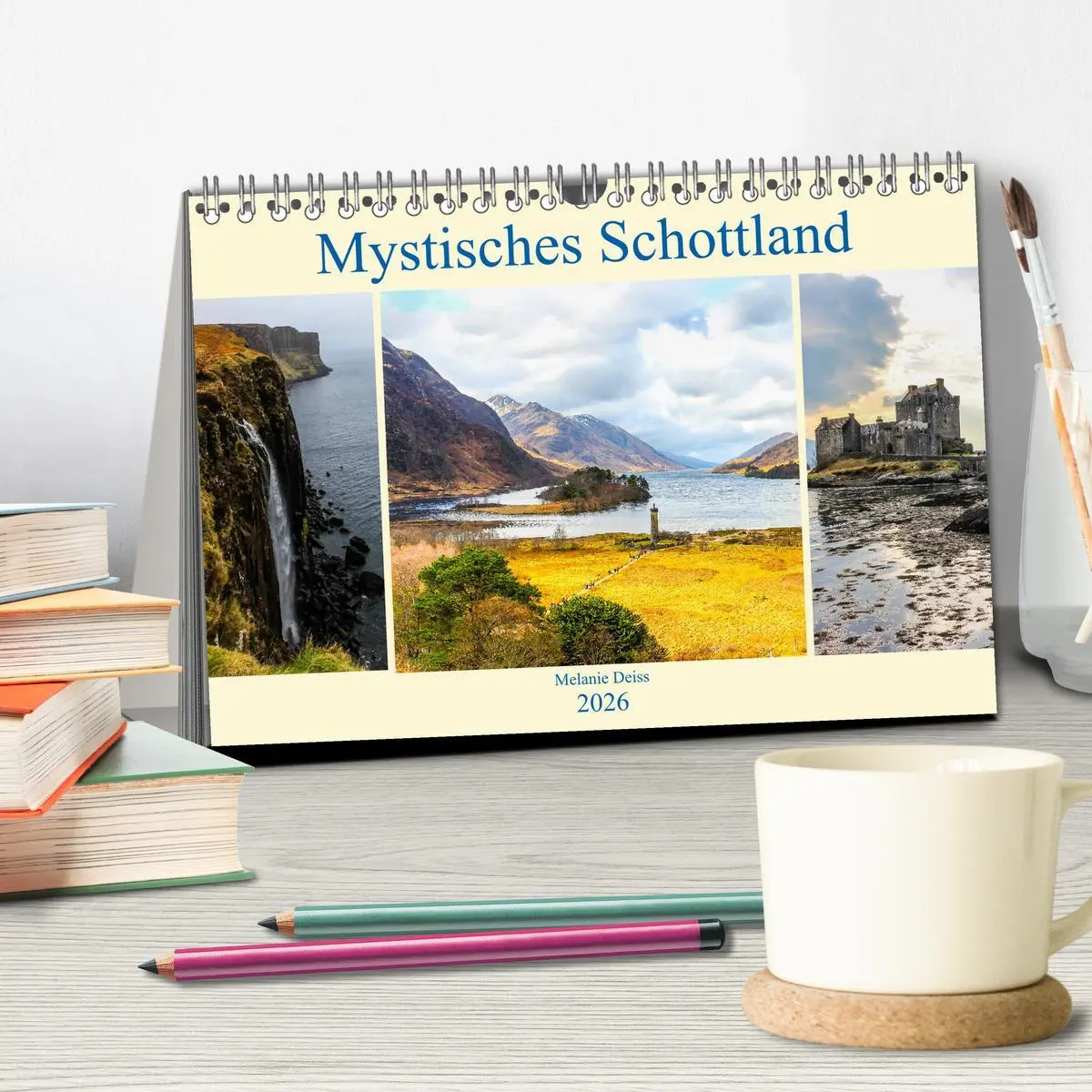 Bild: 9783457924495 | Mystisches Schottland (Tischkalender 2026 DIN A5 quer), CALVENDO...