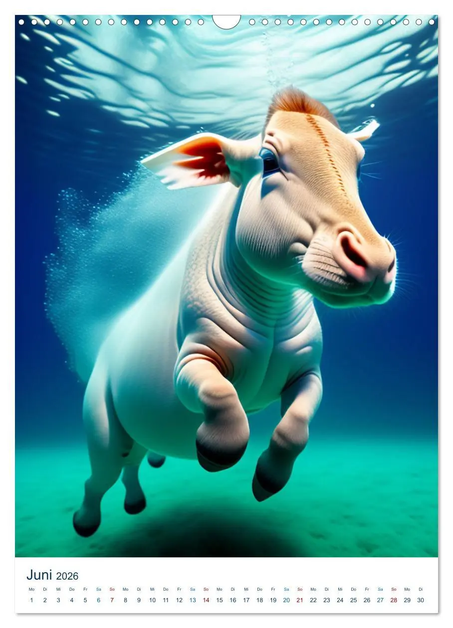 Bild: 9783516324495 | Tiere in lustigen Posen (Wandkalender 2026 DIN A3 hoch), CALVENDO...