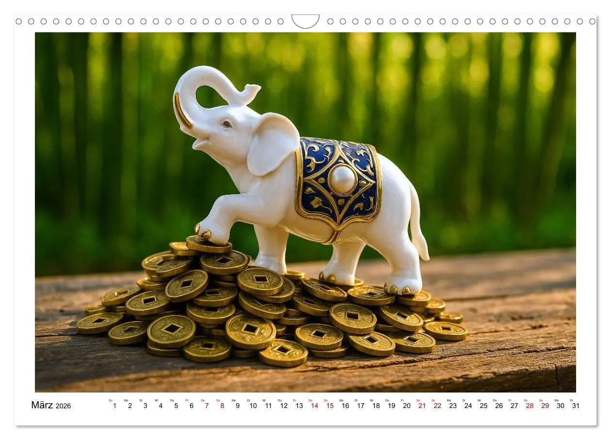 Bild: 9783516704495 | Bilder für ein gutes Feng Shui (Wandkalender 2026 DIN A3 quer),...