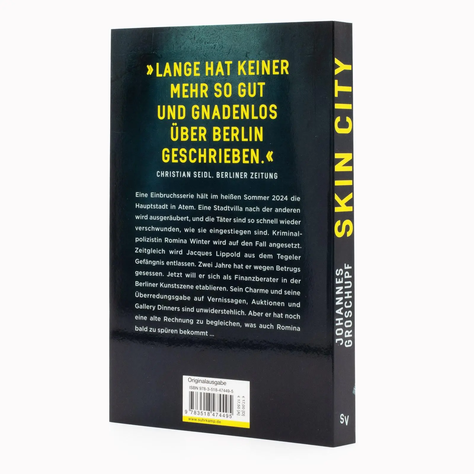Bild: 9783518474495 | Skin City | Johannes Groschupf | Taschenbuch | Berlin Noir | 235 S.