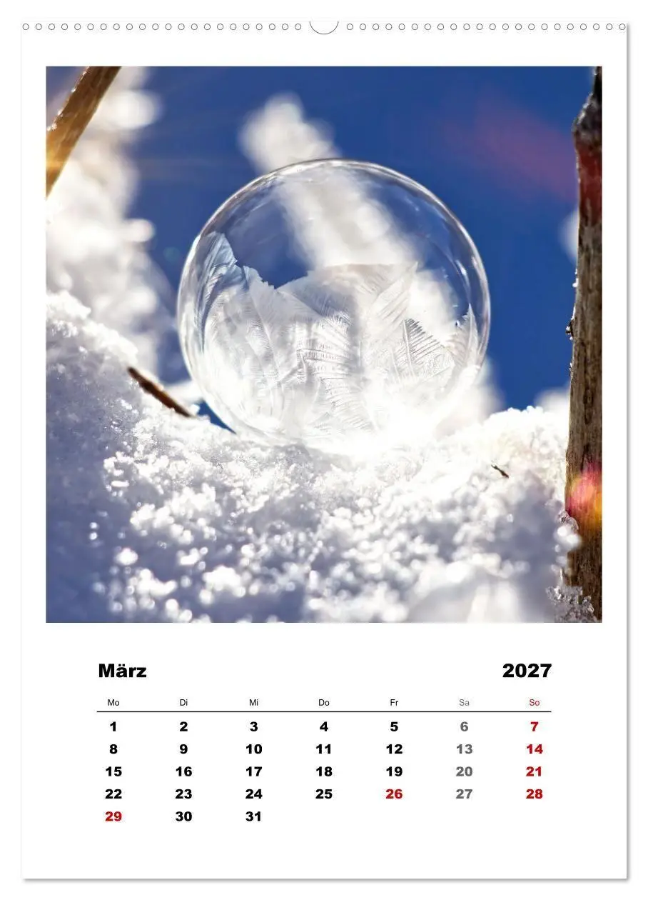 Bild: 9783569414495 | Frostige Seifenblasen (Wandkalender 2027 DIN A2 hoch), CALVENDO...