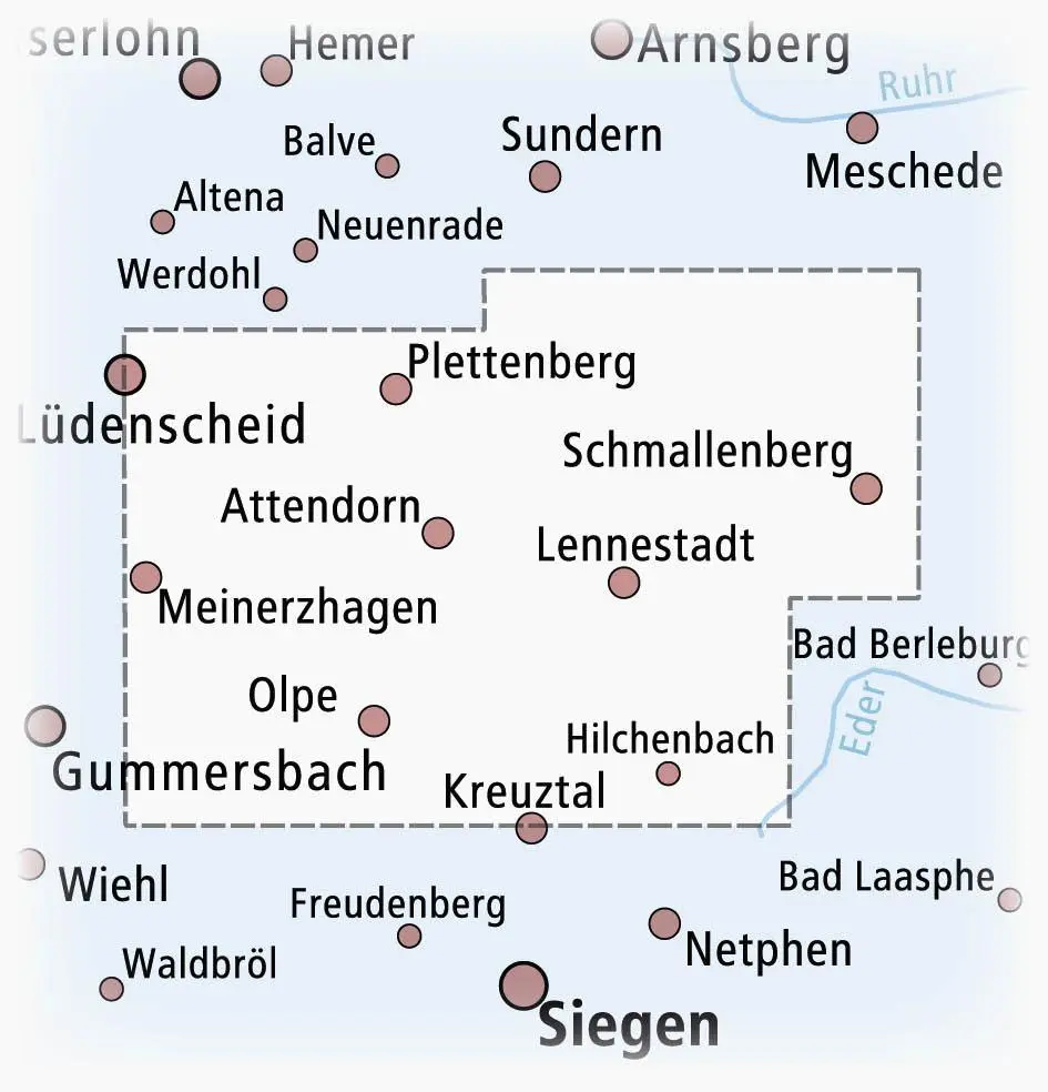 Bild: 9783747304495 | Biggesee und Lenne mit SauerlandRadring 1:50 000 | (Land-)Karte | 2019