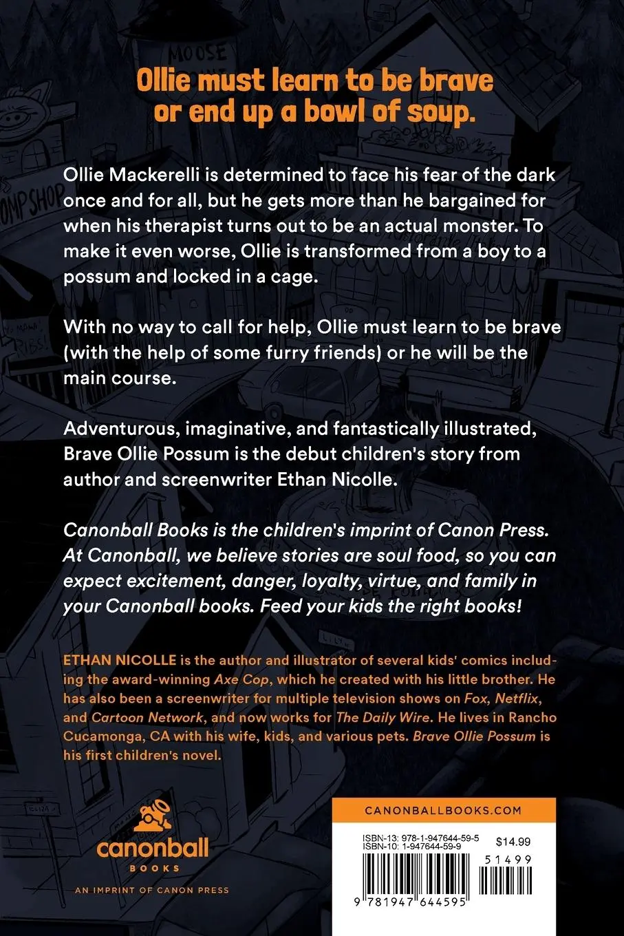 Rückseite: 9781947644595 | Brave Ollie Possum | Ethan Nicolle | Taschenbuch | Englisch | 2019