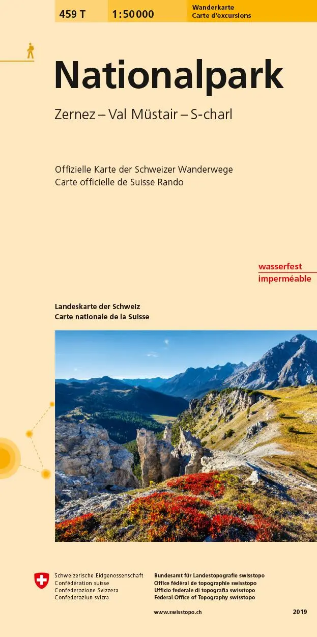 Cover: 9783302304595 | Swisstopo 1 : 50 000 Nationalpark | (Land-)Karte | Deutsch | 2025