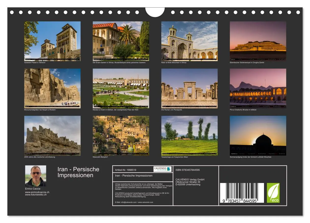 Bild: 9783457844595 | Iran - Persische Impressionen (Wandkalender 2026 DIN A4 quer),...