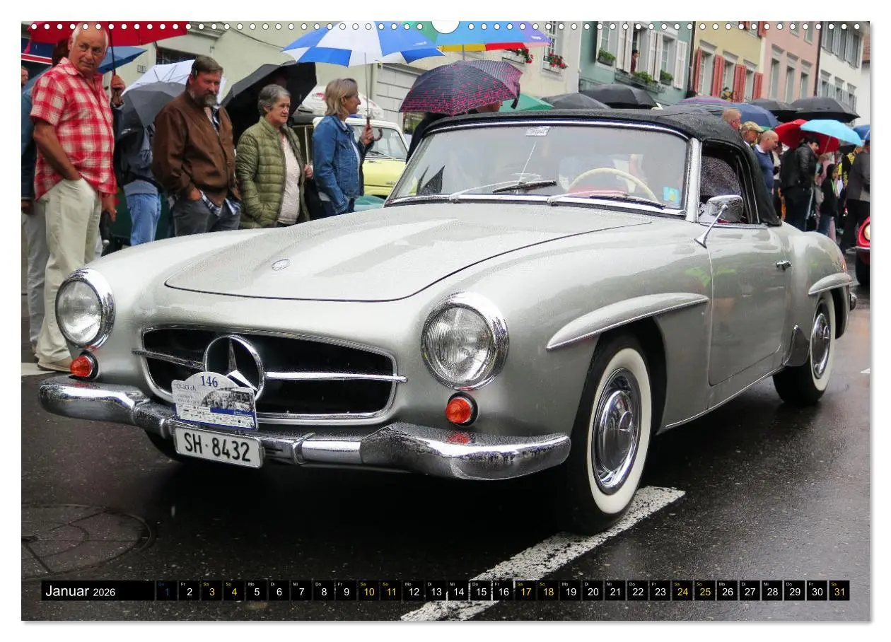 Bild: 9783457914595 | Mercedes SL Classics (Wandkalender 2026 DIN A2 quer), CALVENDO...