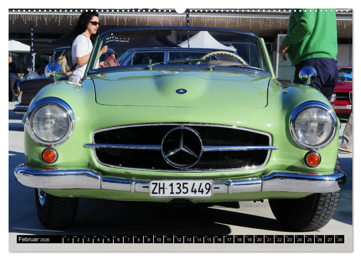 Bild: 9783457914595 | Mercedes SL Classics (Wandkalender 2026 DIN A2 quer), CALVENDO...