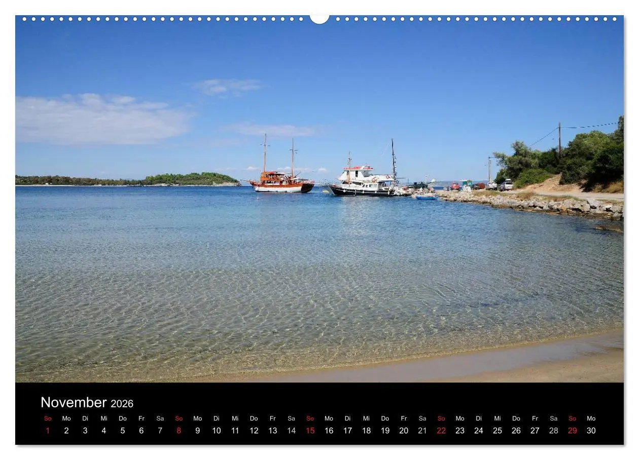 Bild: 9783516174595 | Chalkidiki: Kassandra, Sithonia, Athos (Wandkalender 2026 DIN A2...