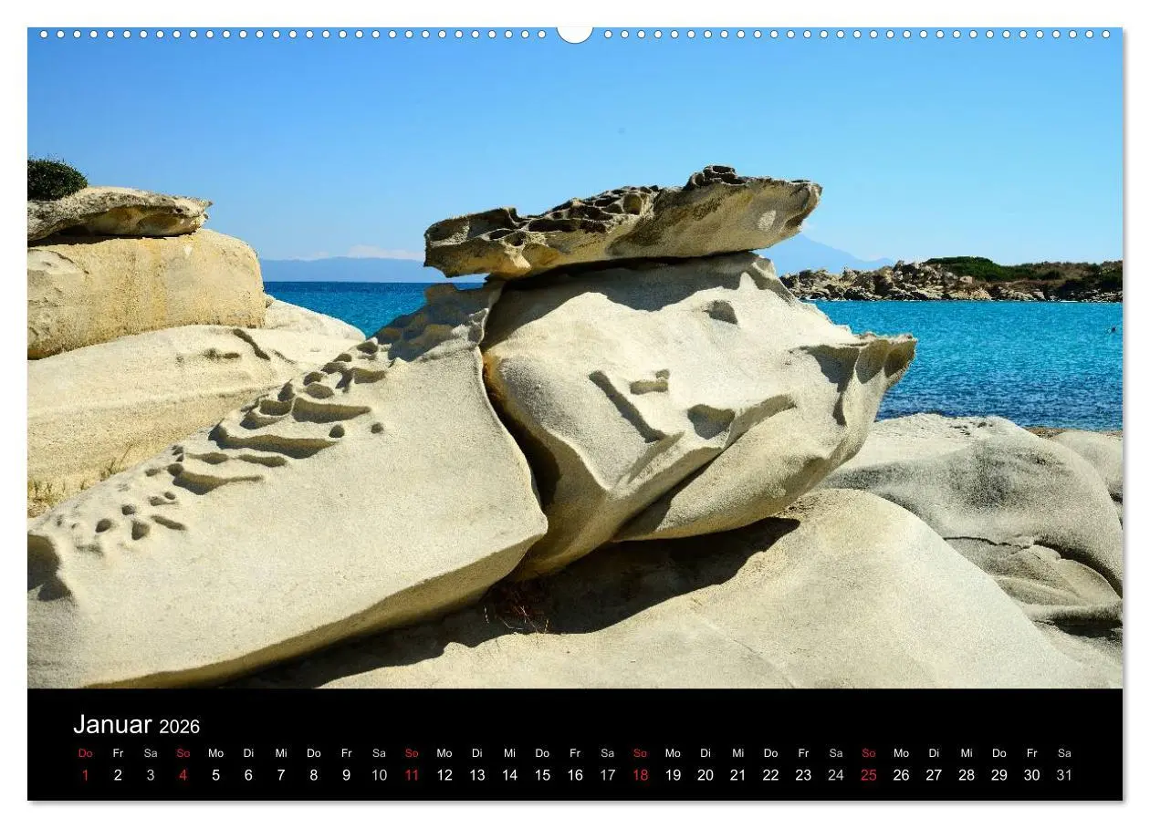 Bild: 9783516174595 | Chalkidiki: Kassandra, Sithonia, Athos (Wandkalender 2026 DIN A2...
