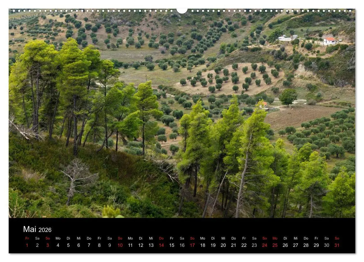 Bild: 9783516174595 | Chalkidiki: Kassandra, Sithonia, Athos (Wandkalender 2026 DIN A2...