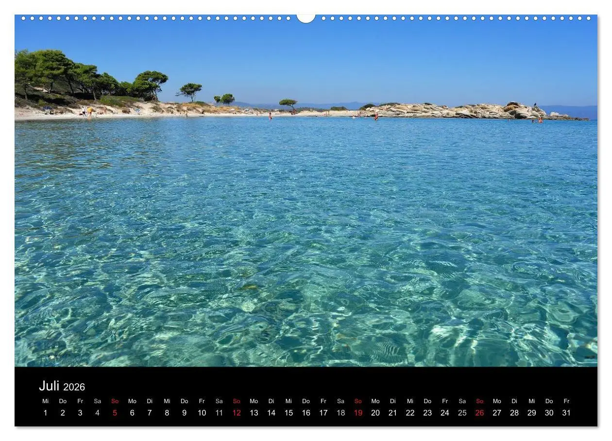 Bild: 9783516174595 | Chalkidiki: Kassandra, Sithonia, Athos (Wandkalender 2026 DIN A2...