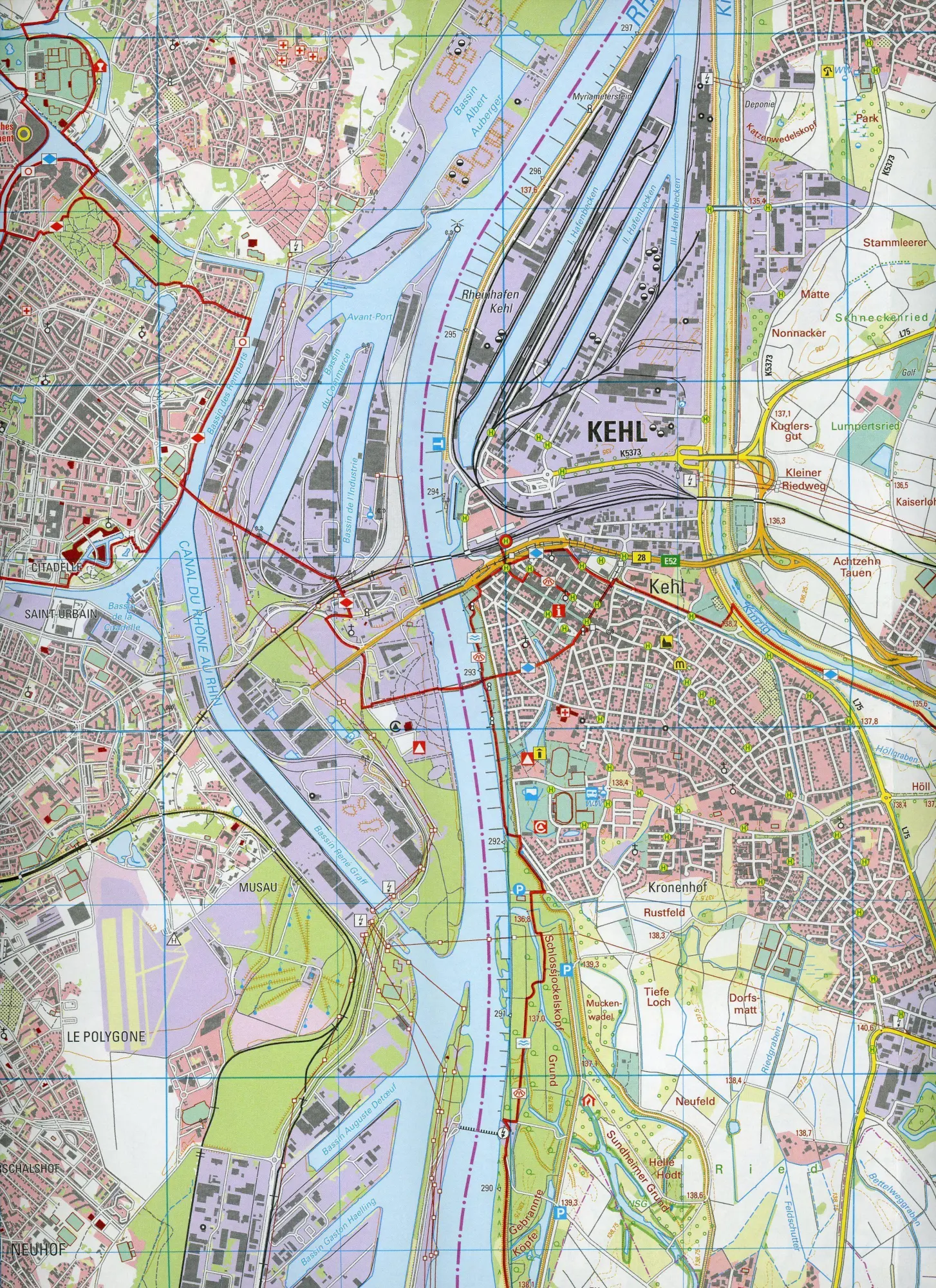 Bild: 9783863984595 | Wanderkarte 1:25 000 Offenburg | Ortenau, Kehl, Strasbourg | LGL