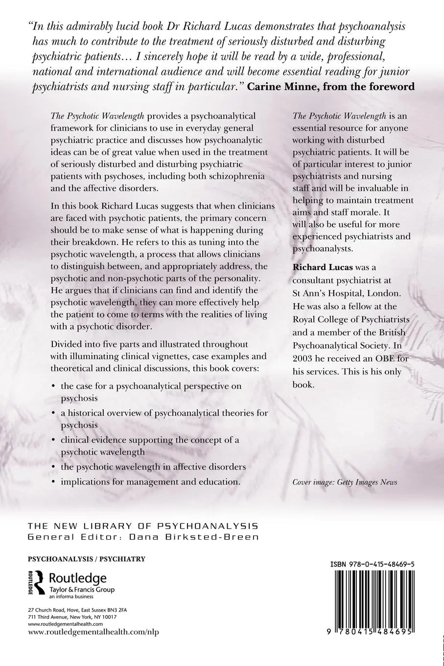Rückseite: 9780415484695 | The Psychotic Wavelength | A Psychoanalytic Perspective for Psychiatry