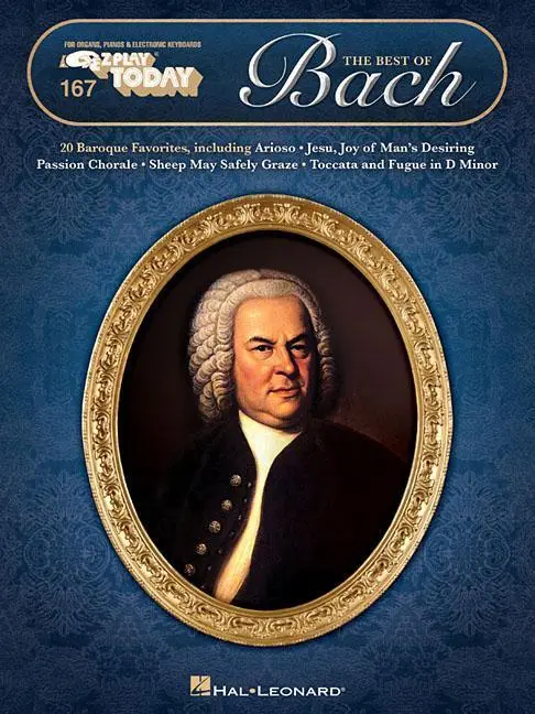 Cover: 9781495034695 | The Best of Bach | E-Z Play Today Volume 167 | Johann Sebastian Bach
