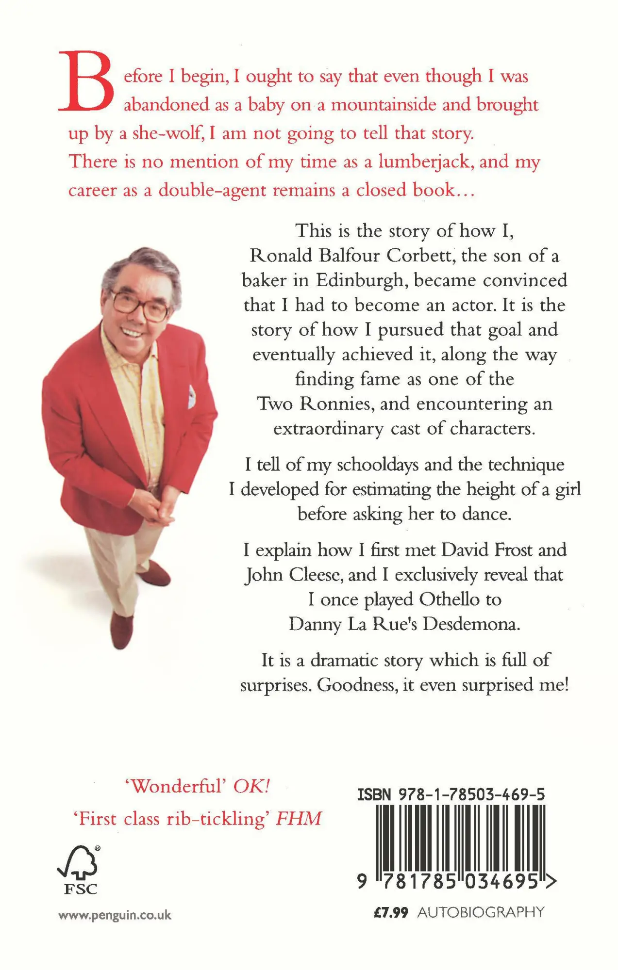 Rückseite: 9781785034695 | High Hopes | Ronnie Corbett | Taschenbuch | Englisch | 2016