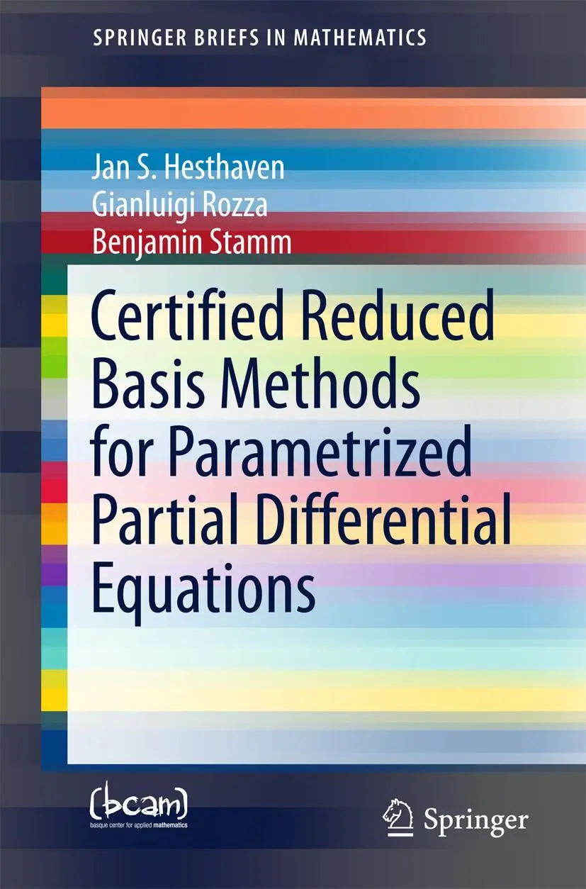 Cover: 9783319224695 | Certified Reduced Basis Methods for Parametrized Partial...