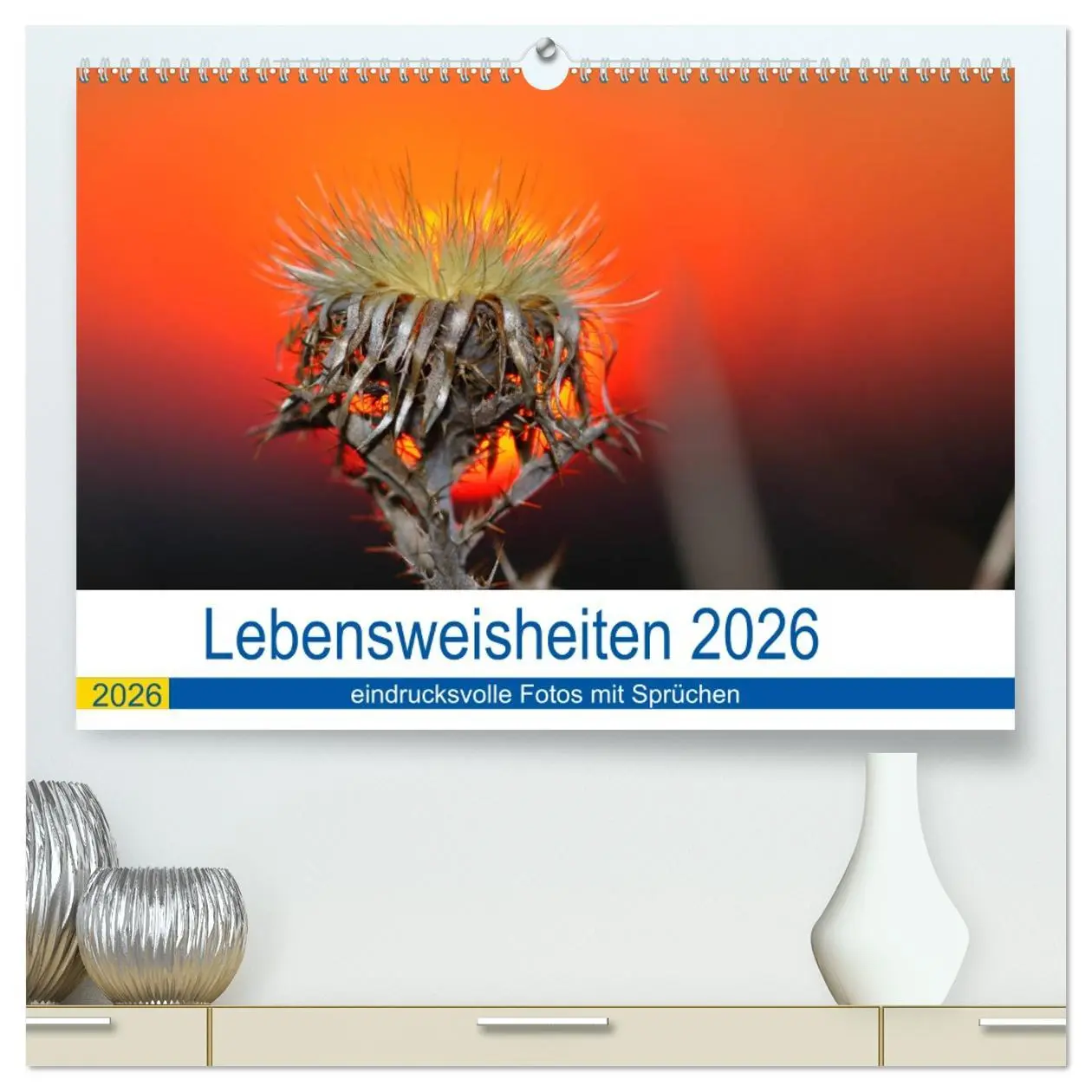 Cover: 9783457694695 | Lebensweisheiten 2026 (hochwertiger Premium Wandkalender 2026 DIN...