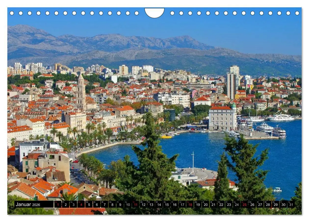 Bild: 9783516094695 | Split Metropole Dalmatiens (Wandkalender 2026 DIN A4 quer),...