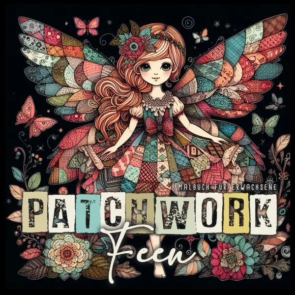 Cover: 9783759884695 | Patchwork Feen Malbuch für Erwachsene | Monsoon Publishing (u. a.)