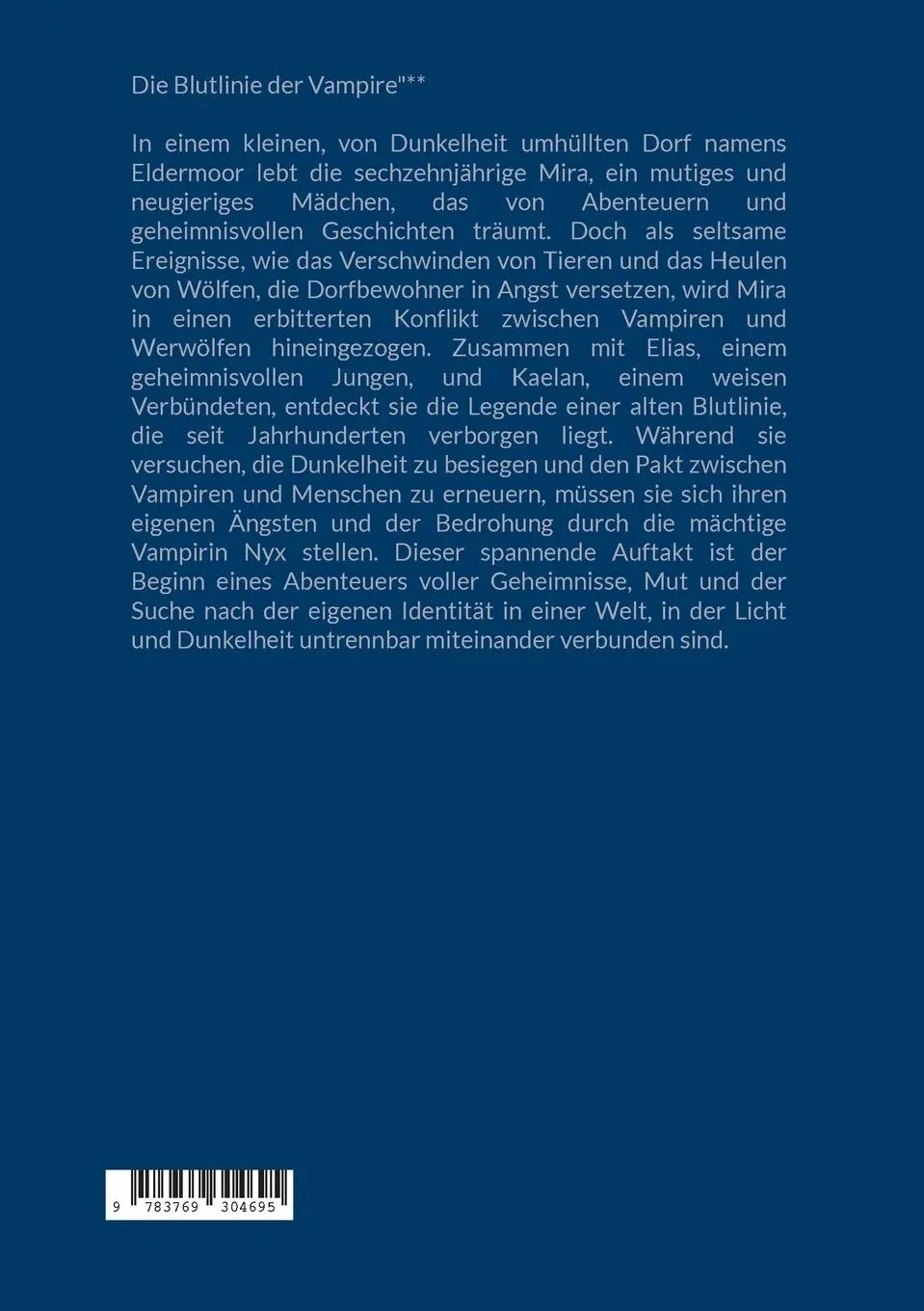 Rückseite: 9783769304695 | Nacht der Schatten | Die Blutlinie der Vampire | Sarah Stalp | Buch
