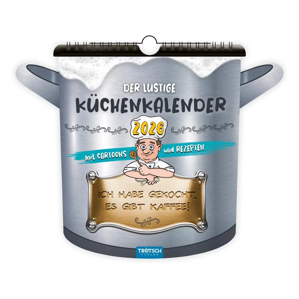 Cover: 9783988024695 | Trötsch Formkalender Der lustige Küchenkalender 2026 | KG | Kalender