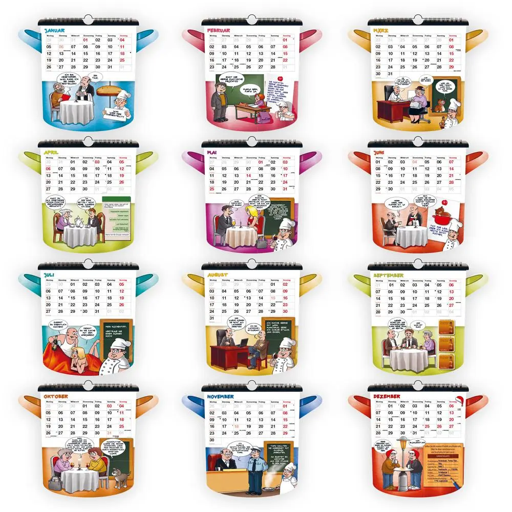 Bild: 9783988024695 | Trötsch Formkalender Der lustige Küchenkalender 2026 | KG | Kalender