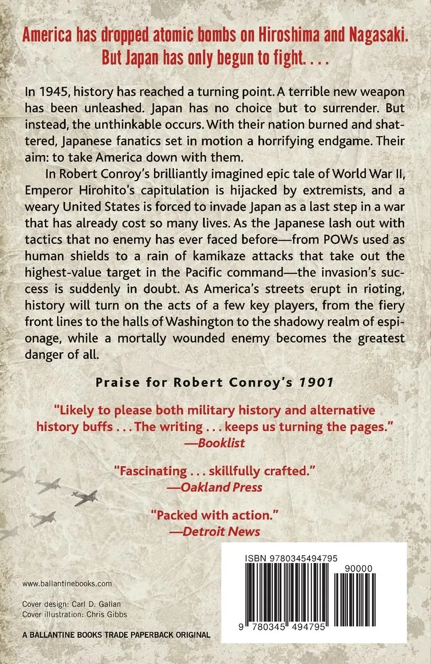 Rückseite: 9780345494795 | 1945 | A Novel | Robert Conroy | Taschenbuch | Englisch | 2007