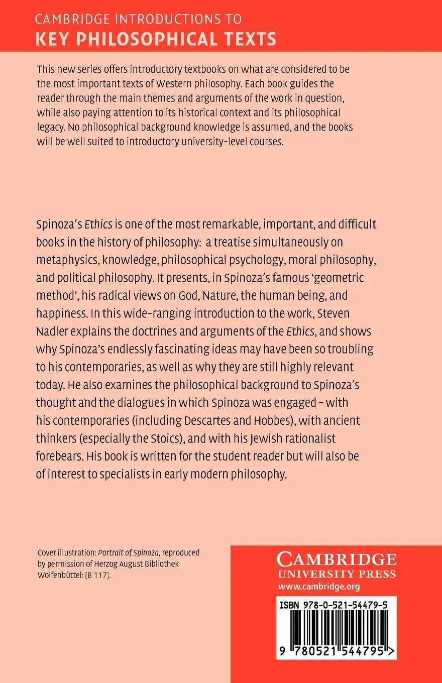 Rückseite: 9780521544795 | Spinoza's Ethics | An Introduction | Steven M. Nadler | Taschenbuch