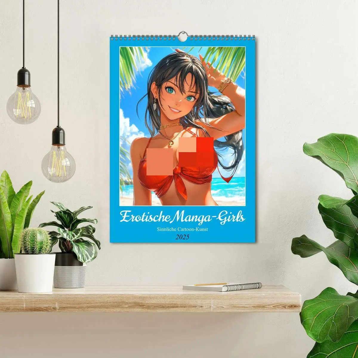Bild: 9783457204795 | Erotische Manga-Girls. Sinnliche Cartoon-Kunst (Wandkalender 2025...