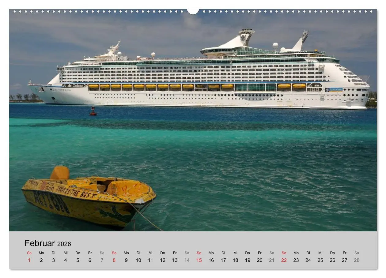Bild: 9783457994795 | Kreuzfahrt Impressionen (Wandkalender 2026 DIN A2 quer), CALVENDO...
