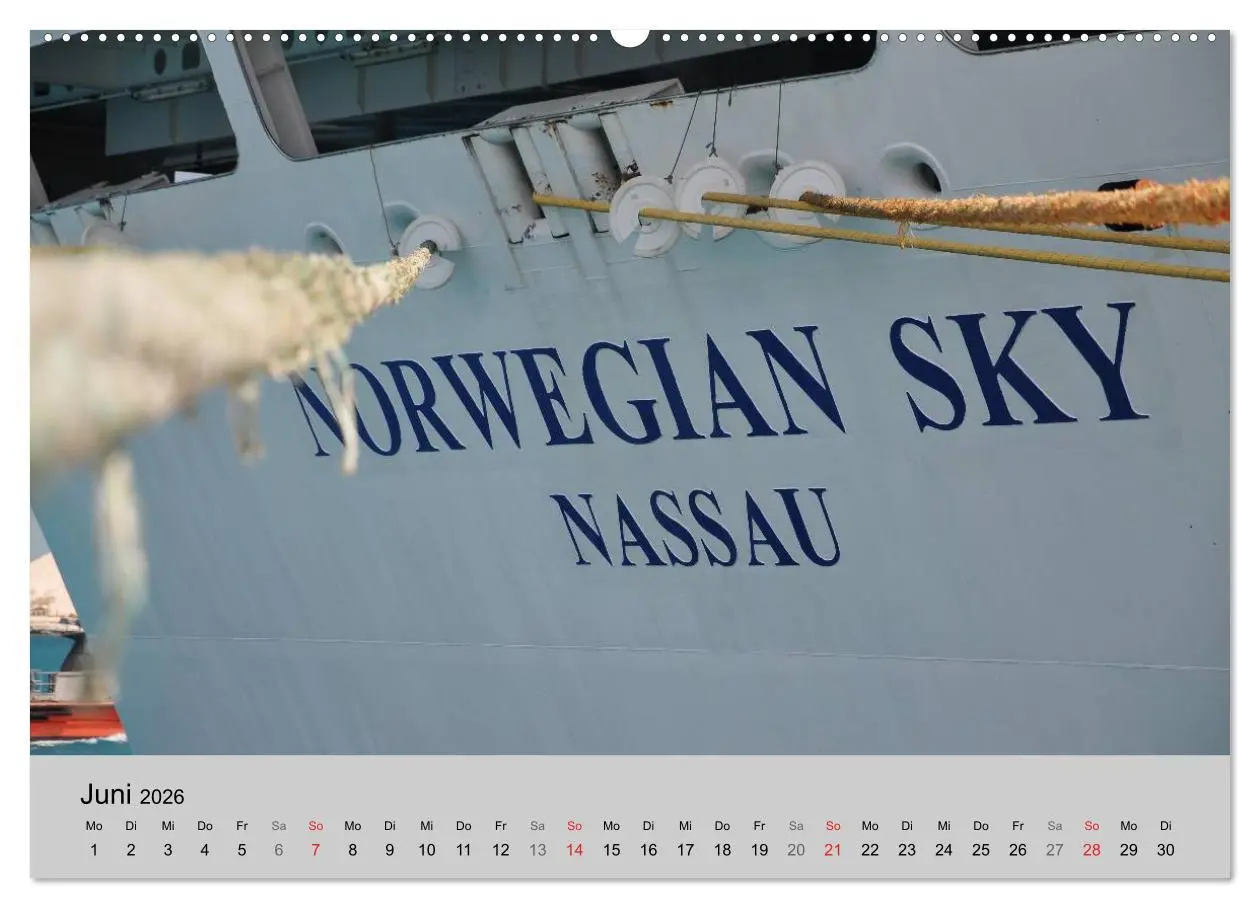 Bild: 9783457994795 | Kreuzfahrt Impressionen (Wandkalender 2026 DIN A2 quer), CALVENDO...