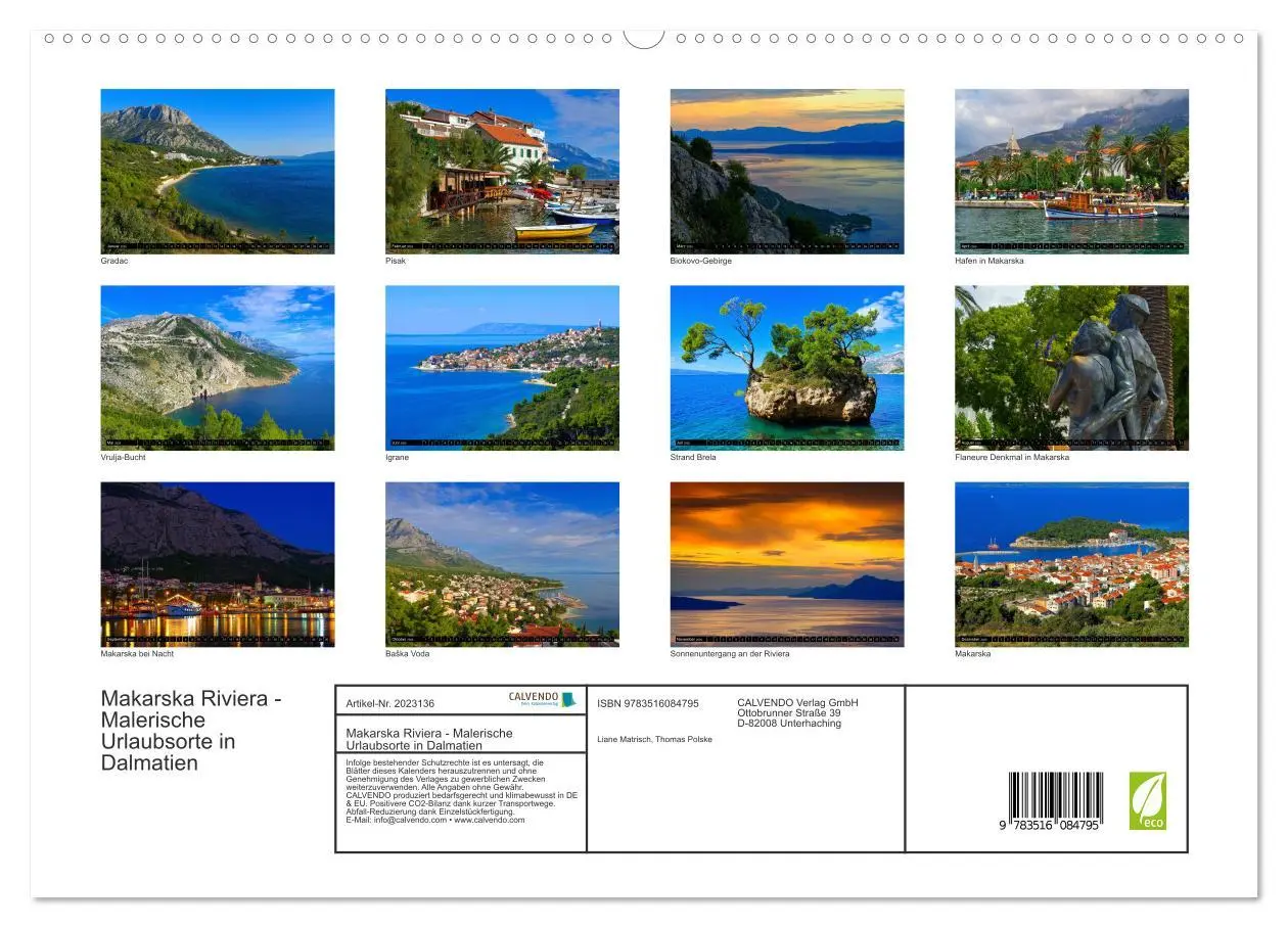 Bild: 9783516084795 | Makarska Riviera - Malerische Urlaubsorte in Dalmatien...