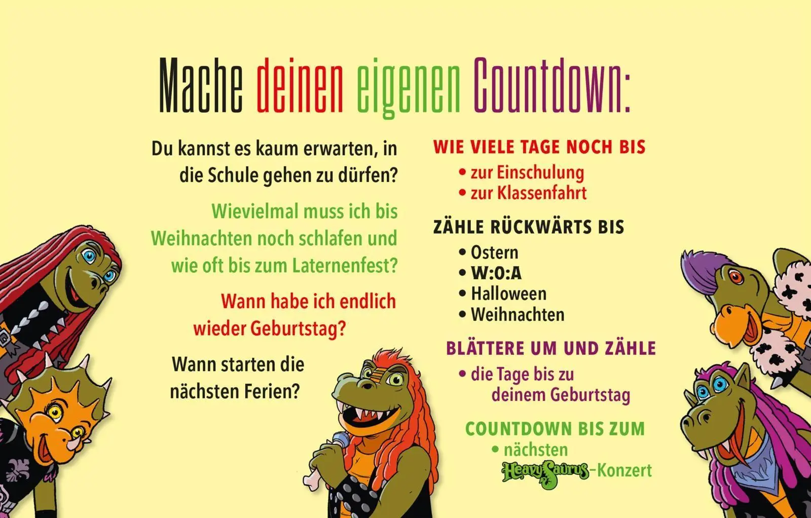 Bild: 9783830364795 | HeavySaurus Countdown | Adrian Vom Baur | Taschenbuch | HeavySaurus