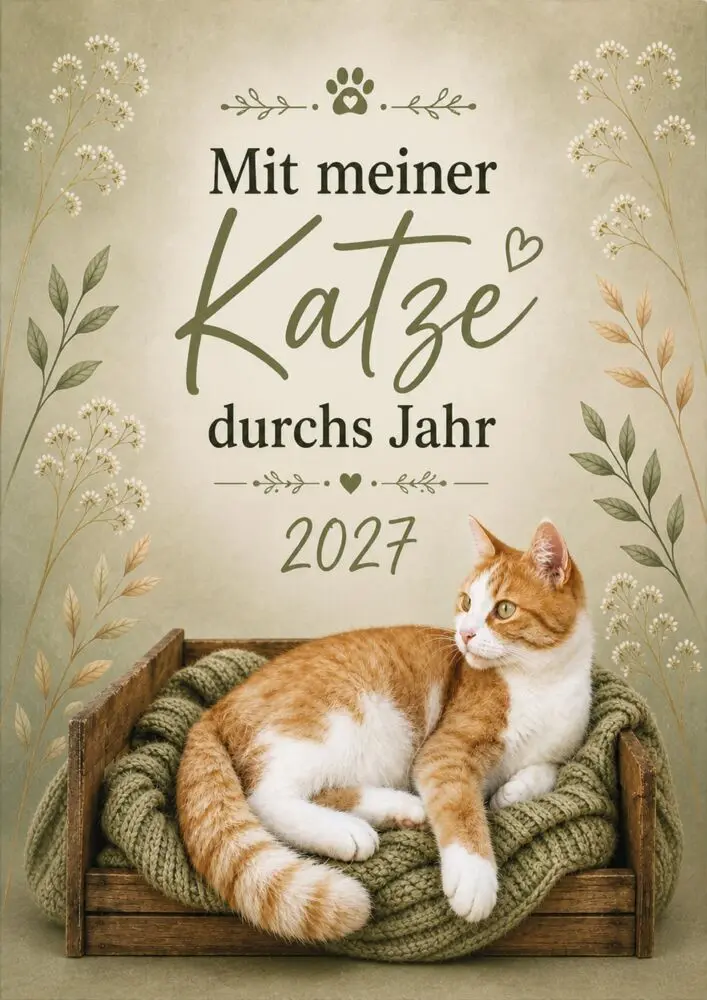 Cover: 9783990514795 | Mit meiner Katze durchs Jahr 2027 | Nanja Holland | Kalender | Deutsch