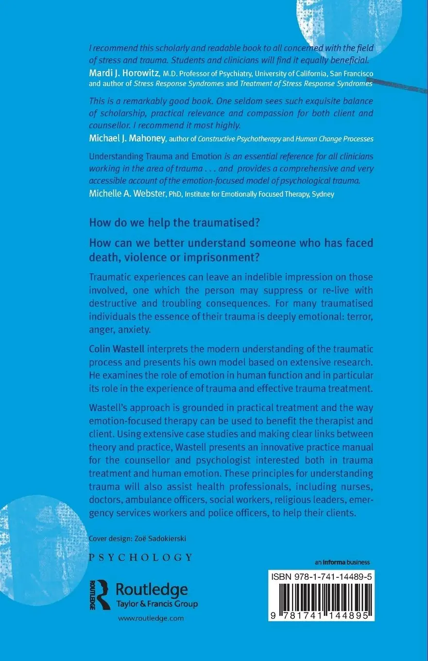 Rückseite: 9781741144895 | Understanding Trauma and Emotion | Colin Wastell | Taschenbuch | 2005