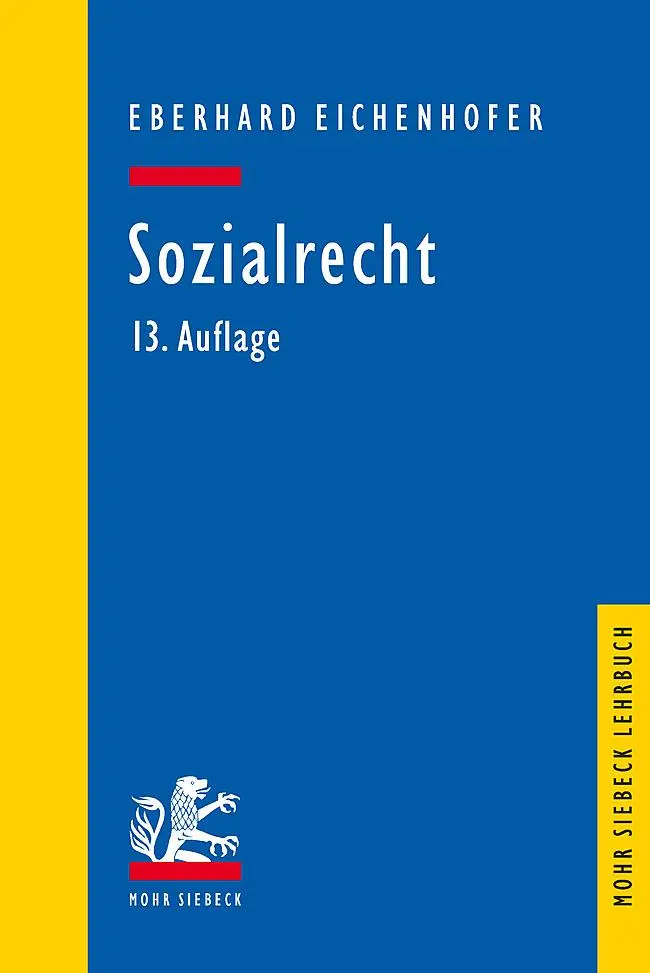 Cover: 9783161634895 | Sozialrecht | Eberhard Eichenhofer | Taschenbuch | Mohr Lehrbuch | XXV