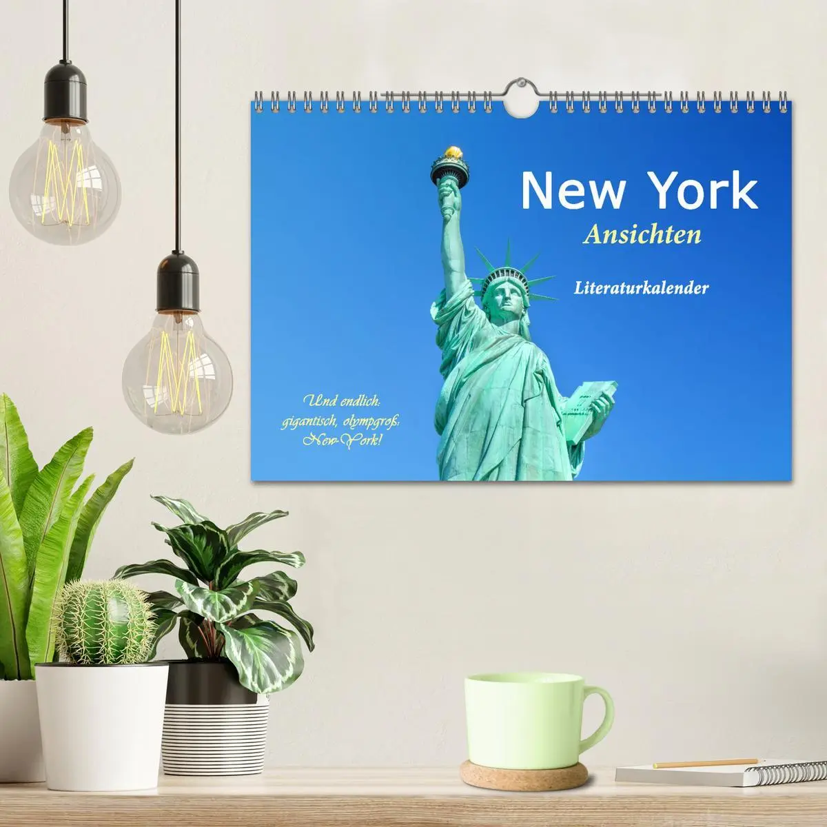 Bild: 9783457294895 | New York Ansichten - Literaturkalender (Wandkalender 2026 DIN A4...