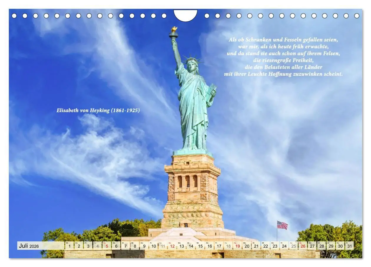 Bild: 9783457294895 | New York Ansichten - Literaturkalender (Wandkalender 2026 DIN A4...