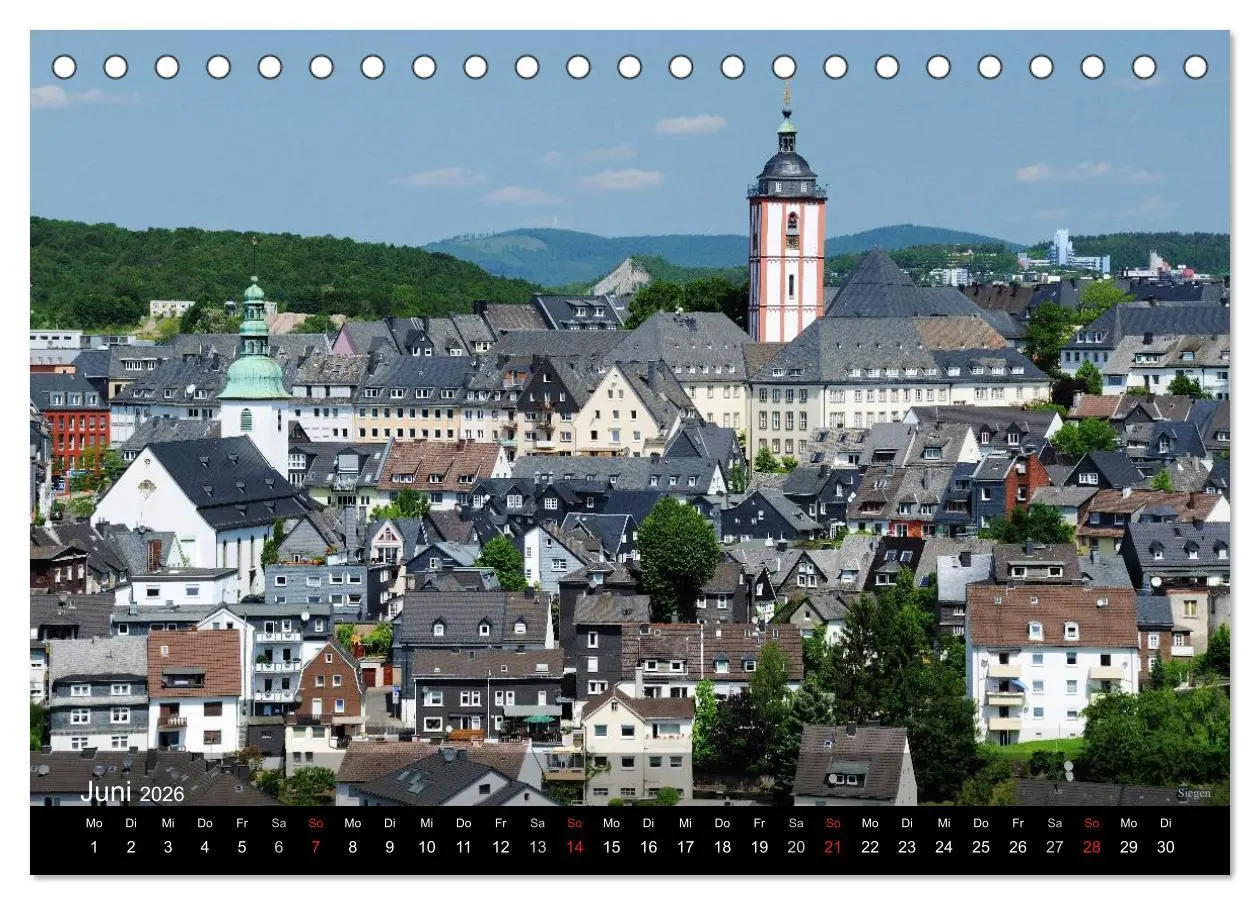 Bild: 9783516064995 | Kreis Siegen-Wittgenstein (Tischkalender 2026 DIN A5 quer),...