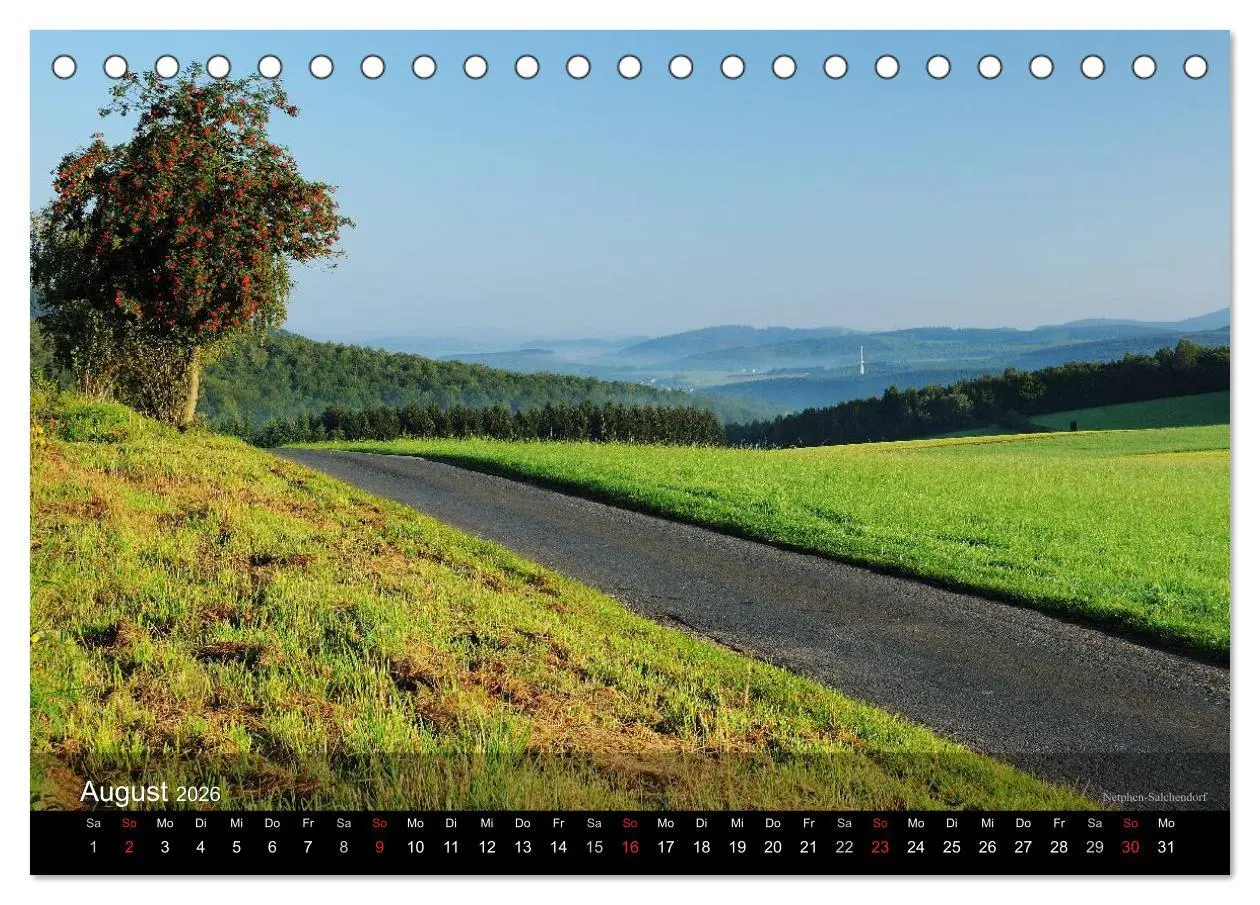 Bild: 9783516064995 | Kreis Siegen-Wittgenstein (Tischkalender 2026 DIN A5 quer),...