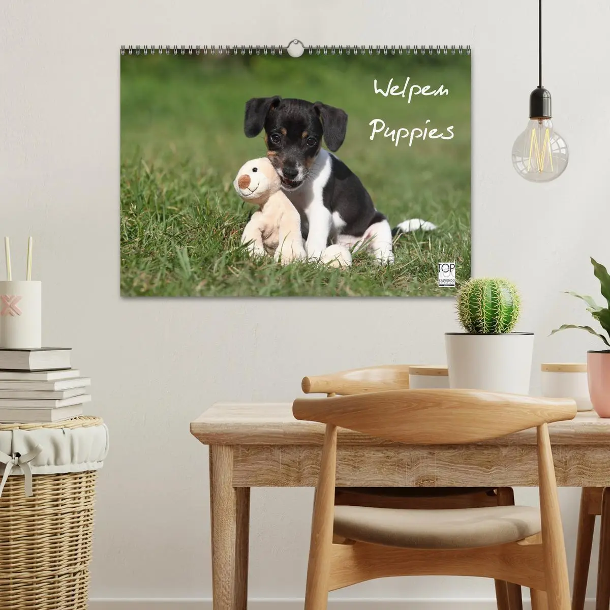 Bild: 9783516204995 | Welpen - Puppies (Wandkalender 2026 DIN A3 quer), CALVENDO...