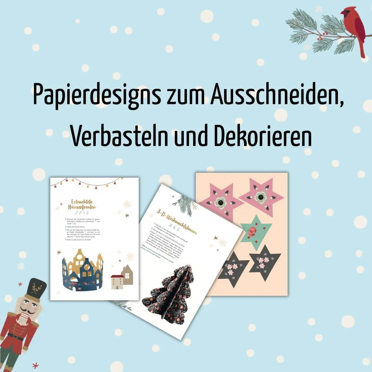 Bild: 9783735854995 | Der verbastelbare Adventskalender: Kreativer Advent. Papierdesigns...