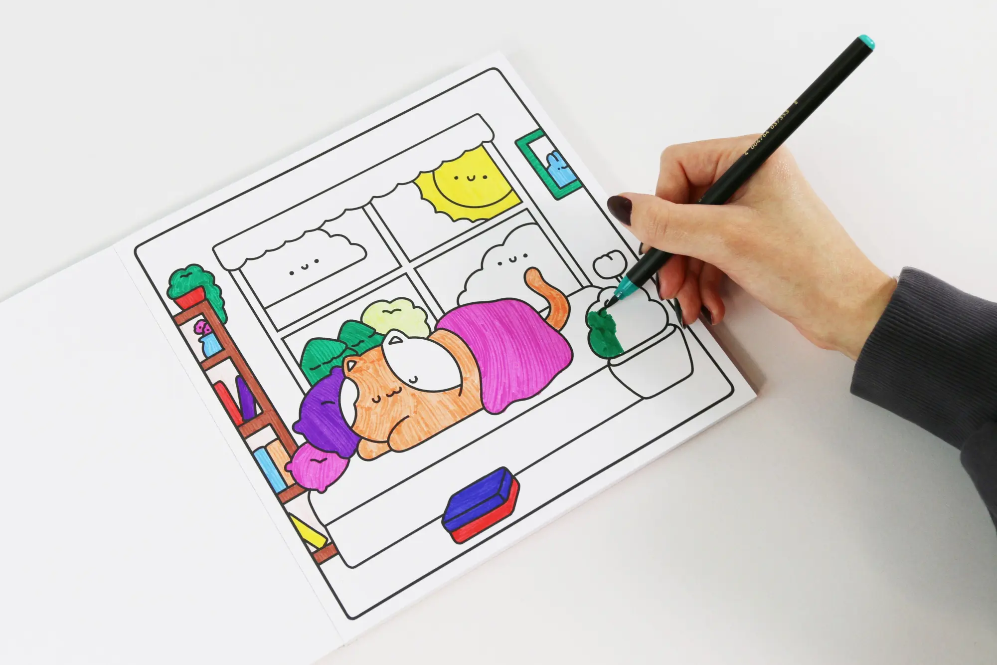 Bild: 9783743224995 | Cute &amp; Cozy Coloring - Hygge Moments | Becky Cas | Taschenbuch | 80 S.