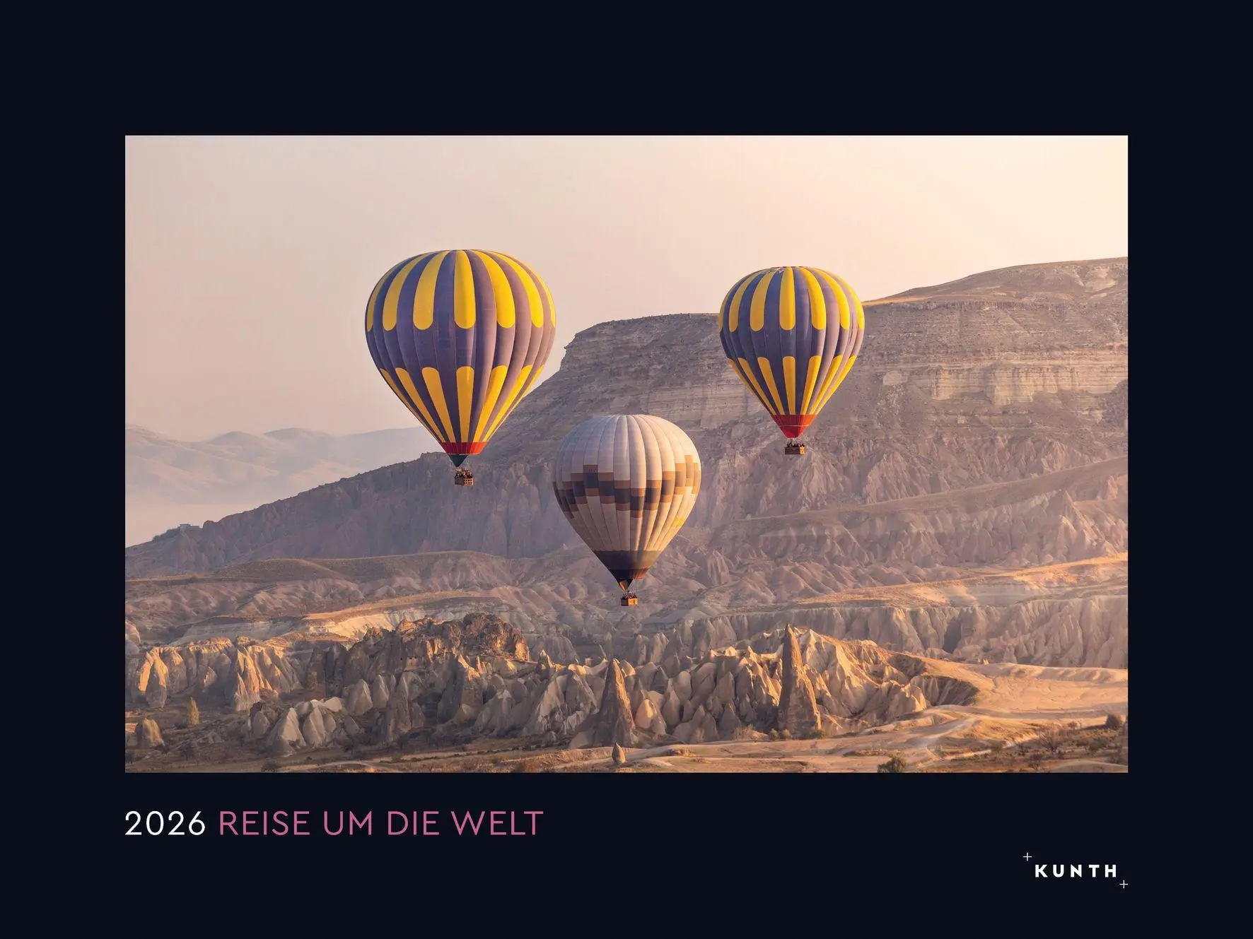 Cover: 9783965914995 | Reise um die Welt - KUNTH Wandkalender 2026 | Kalender | 14 S. | 2026
